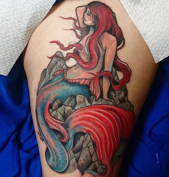 Mermaid Tattoo On Arm 27