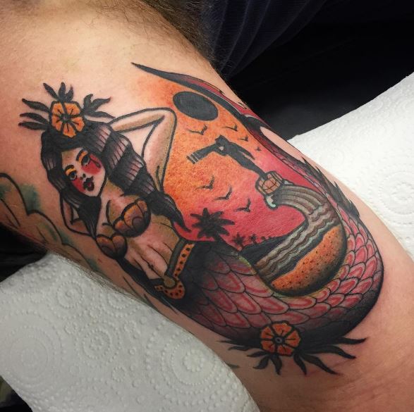 Mermaid Tattoo On Arm 28