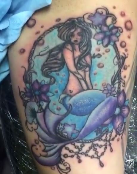 Mermaid Tattoo On Arm 29