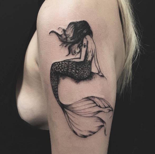 Mermaid Tattoo On Arm 30