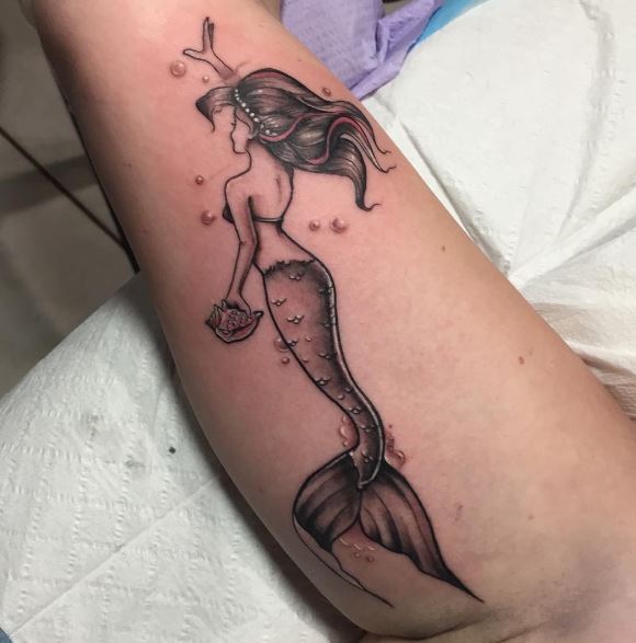 Mermaid Tattoo On Arm 31