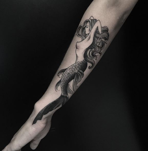Mermaid Tattoo On Arm 38
