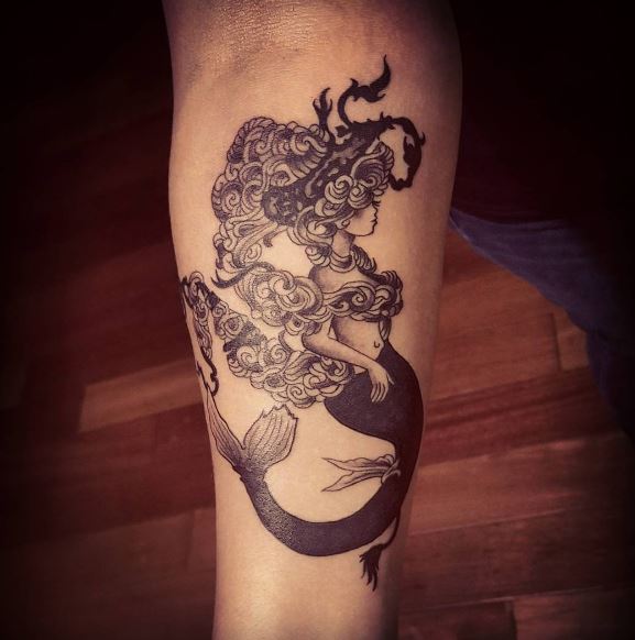 Mermaid Tattoo On Arm 6