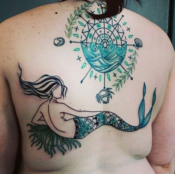 Mermaid Tattoo On Body 3