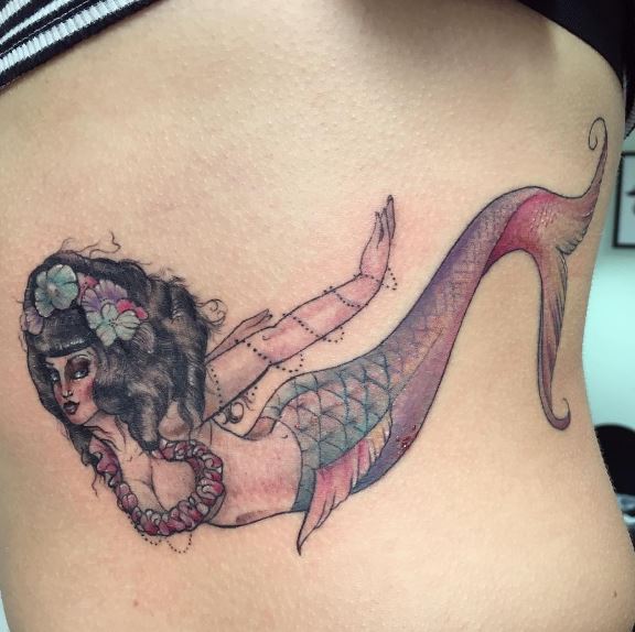 Mermaid Tattoo On Body 5