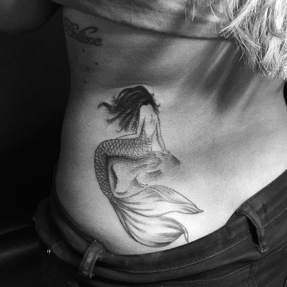Mermaid Tattoo On Body 7