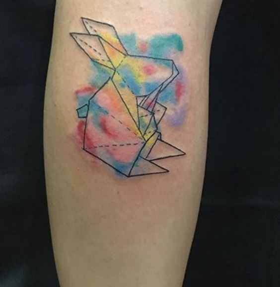 Origami Tattoo 10