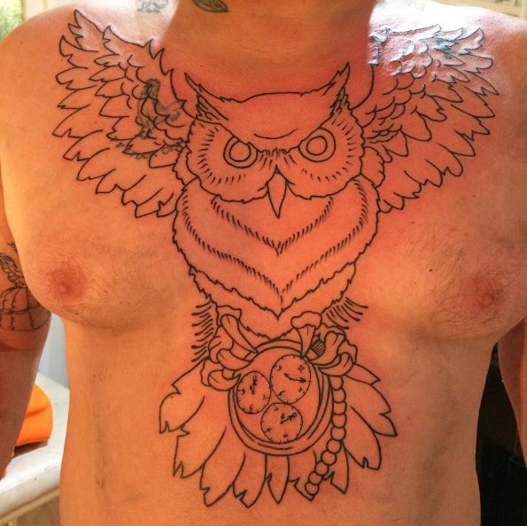 Owl And Pocket Watch Tattoo Meaning