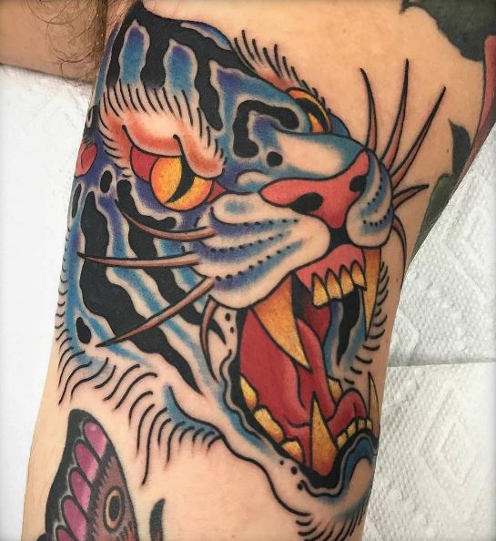Panther Tattoo On Arm 12