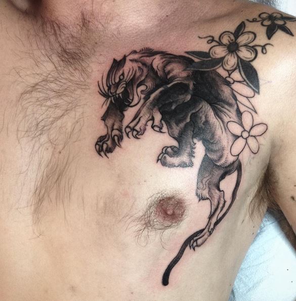 Panther Tattoo On Arm 16