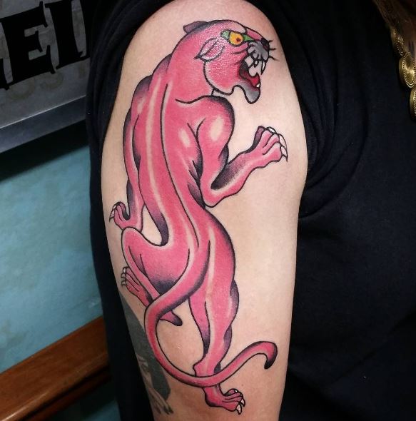 Panther Tattoo On Arm 20
