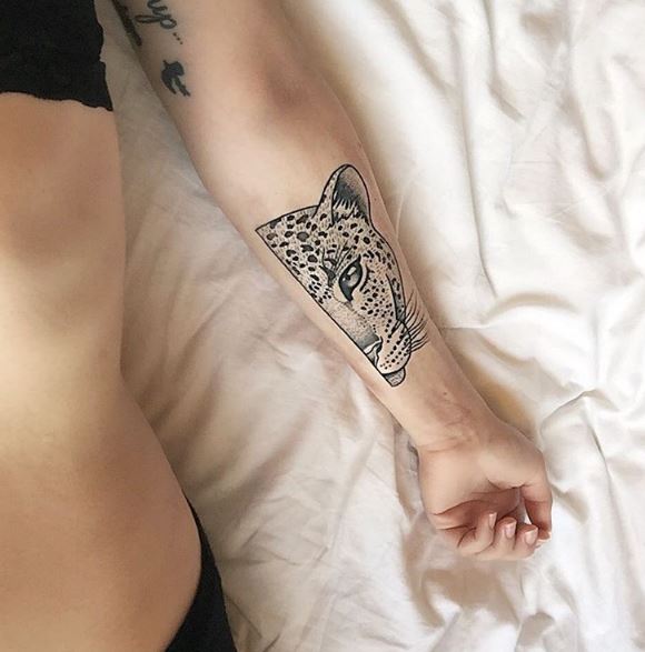 Panther Tattoo On Arm 32