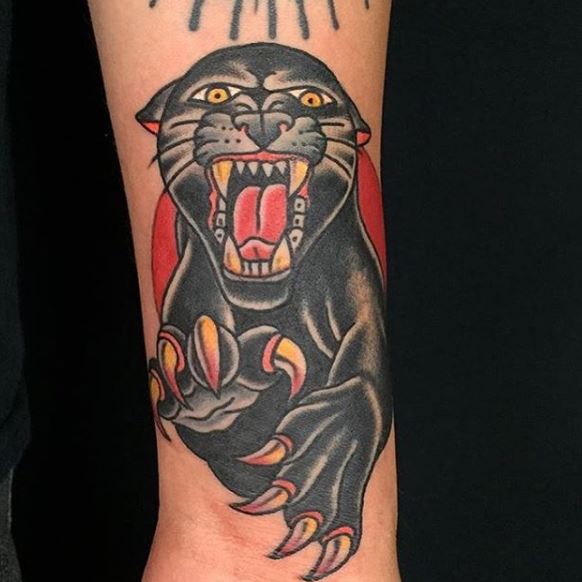 Panther Tattoo On Arm 34