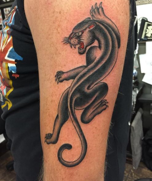 Panther Tattoo On Arm 5