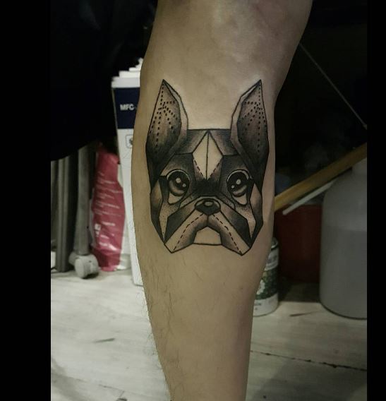 Pitbull Dog Tattoos Design On Hands