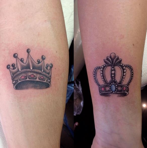 Top Kign And Queen Tattoos Design