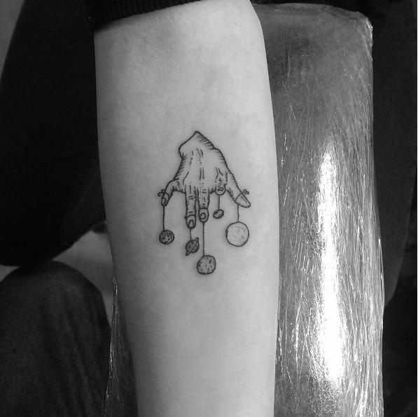 Top Little Planet Tattoos Design And Ideas