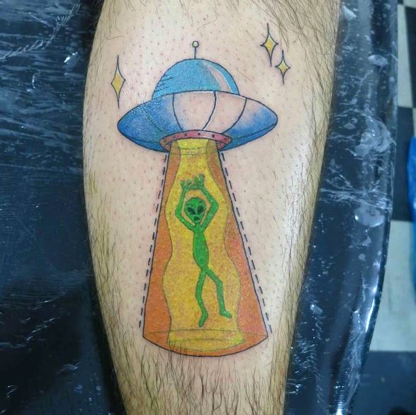 Top UFO Tattoos Design And Ideas