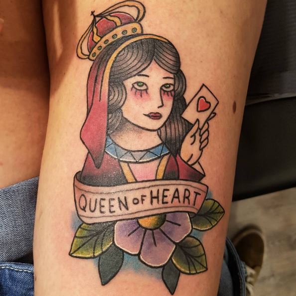 Traditional Queen Tattoos Design And Ideas