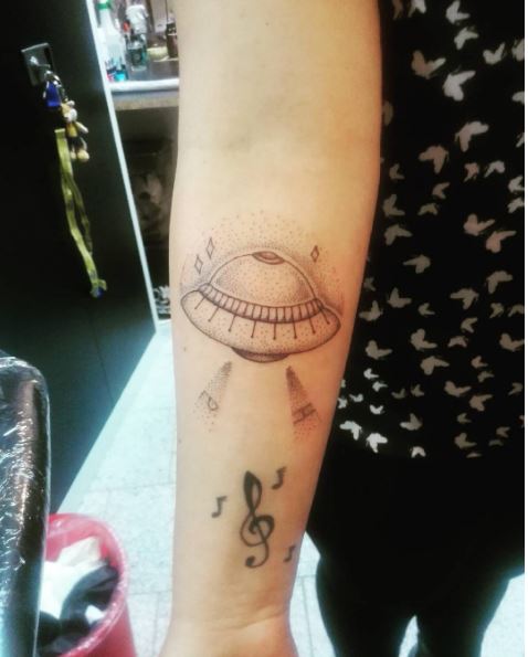 Ufo Tattoos For Women