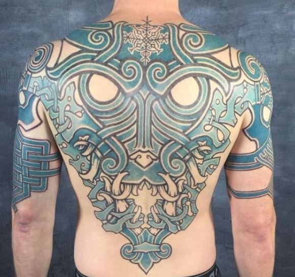Viking Tattoo On Back