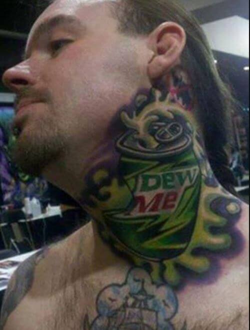 Worst Neck Tattoos