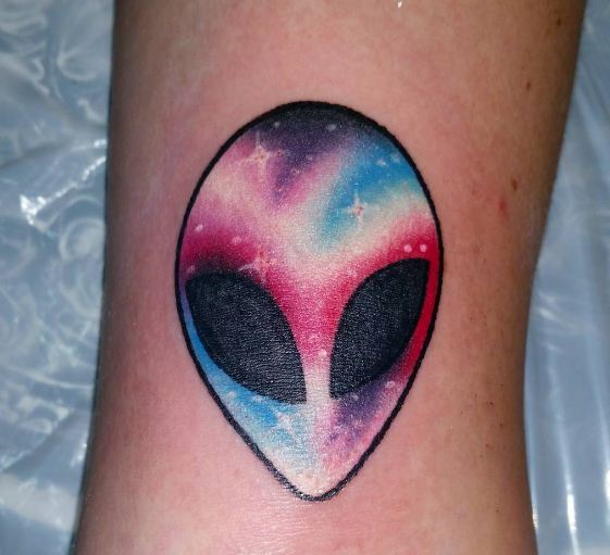 Alien Bicep Tattoos