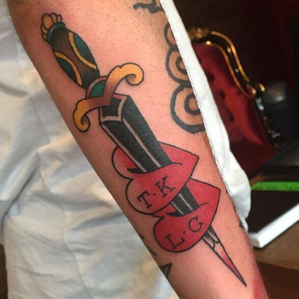 Amazing Dagger Tattoos
