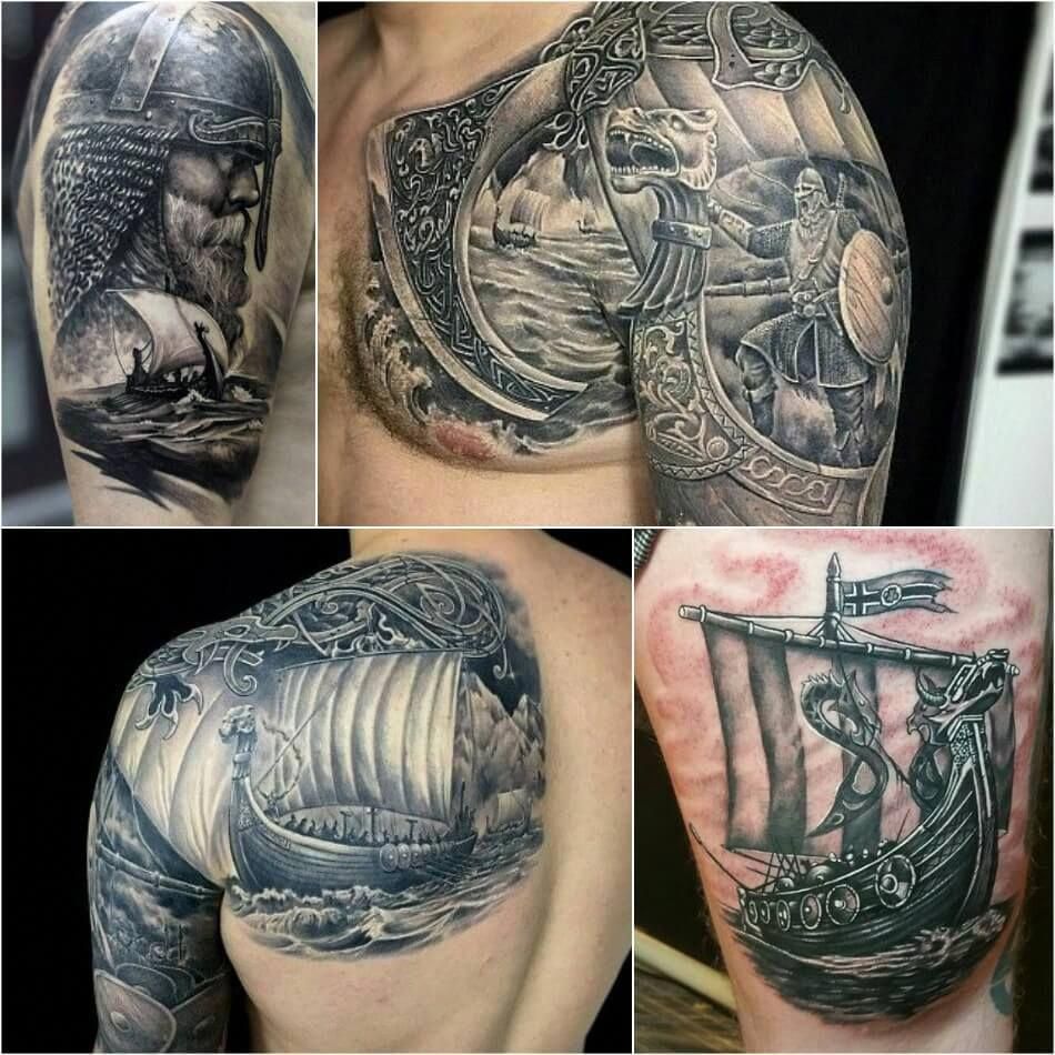 Tattoos motive männer wikinger