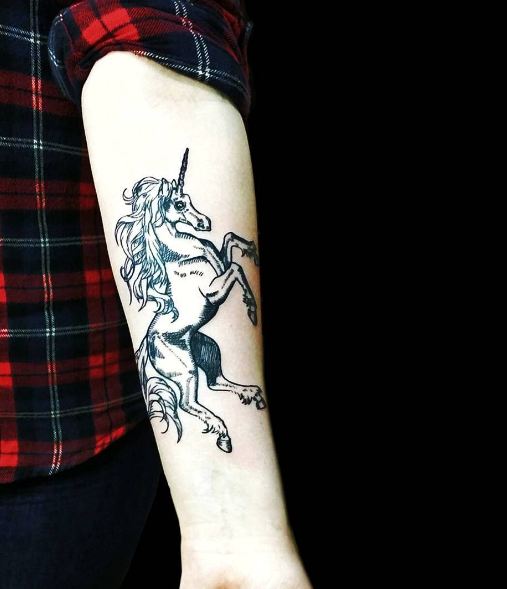 Beautiful Unicorn Tattoos
