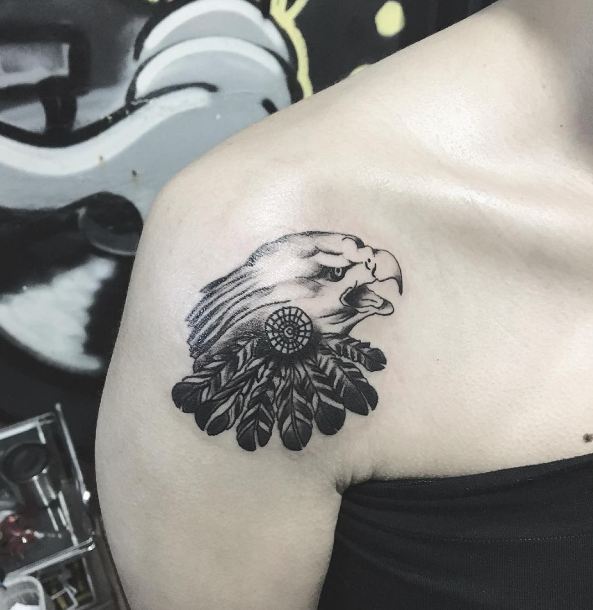 Best Eagle Tattoos On Shoulder