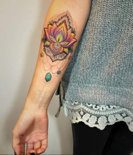 Best Magical Lotus Flower Tattoos