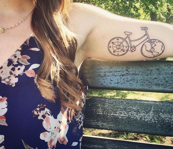 Bicep Bike Tattoos