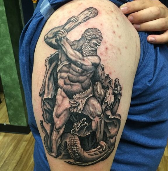 Bicep Hercules Tattoos