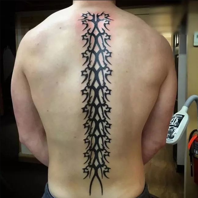 50+ Back Spine Tattoos for Women (2023) Tribal, Flower & Quotes