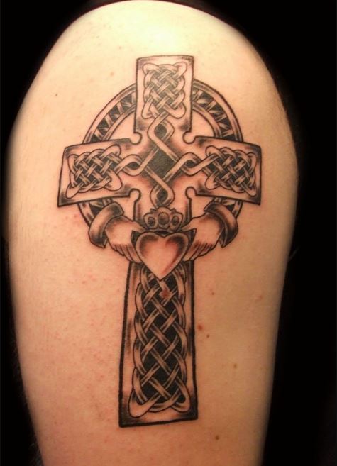 210+ Unique Cross Tattoos For Guys (2023) Celtic Designs On Arm, Back,  Shoulder & Chest