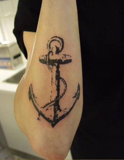 Cross Anchor Tattoos