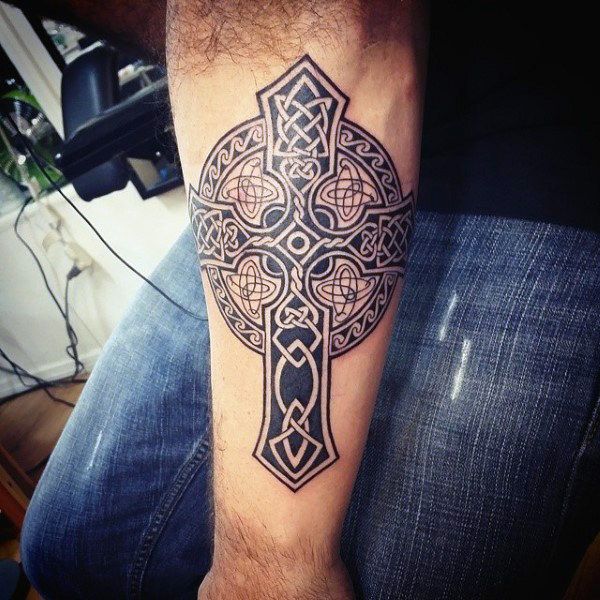 Cross Tattoo For Men On Arm