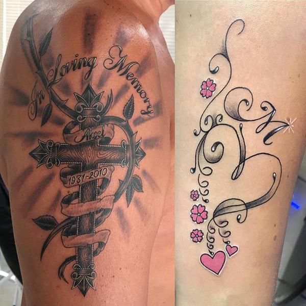 Cross Tattoos With Names Inside (10)