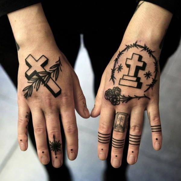 Cross Tattoos With Names Inside (11)