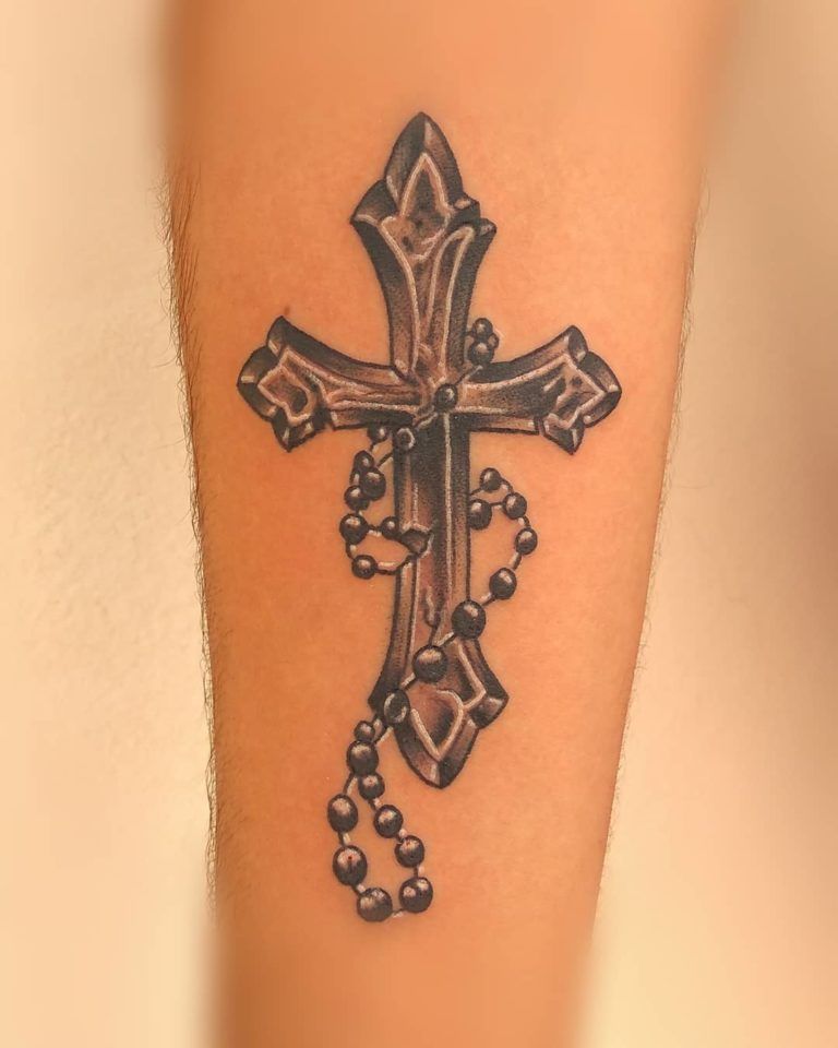 Cross Tattoos With Names Inside (6)
