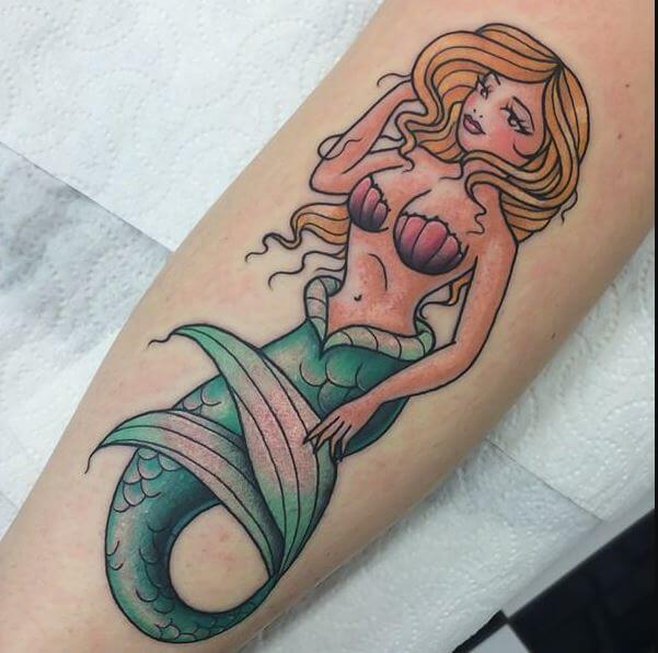 Cute Mermaid Tattoos