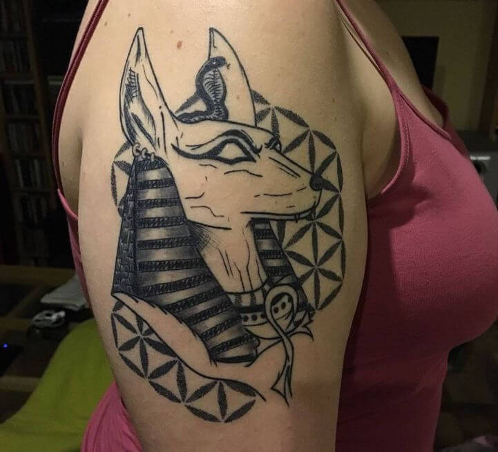 Egyptian Dog Tattoos