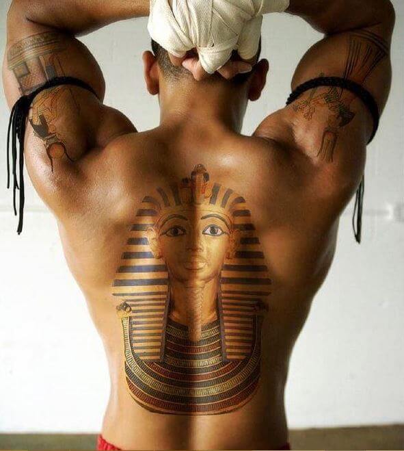 Egyptian Full Back Tattoos