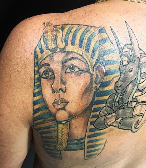 Egyptian Pharaoh Tattoo