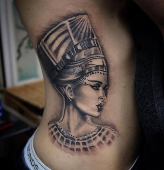 Egyptian Queen Tattoo For Girl