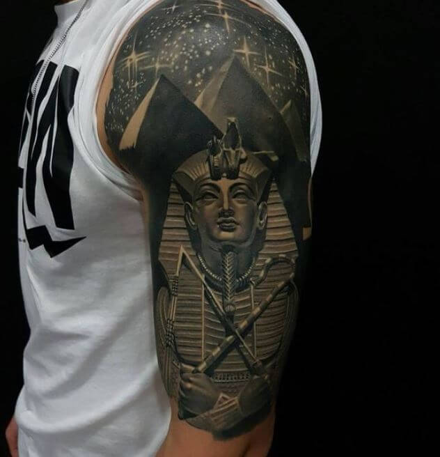 Egyptian Tattoos Design For Men Arm