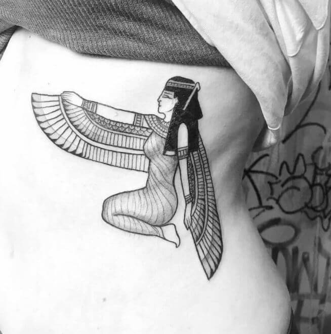 Egyptian Tattoos On Ribs