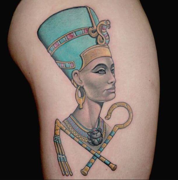 Egyptian Woman Tattoo