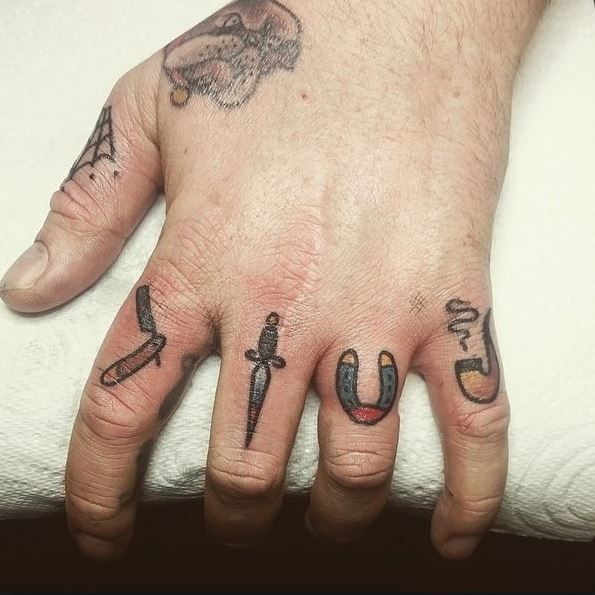 Finger Tattoos Symbols